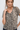 Tie Front Blouse in Earth Colors- Size: S/M