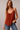 Long camisole top in Rust- Size: M