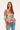 Floral Blouse with Scoop Neckline- Size: S