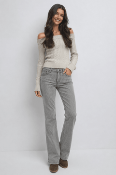 Black & White Cotton Pants - Size: S/M