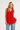 Bright Red Sleeveless Blouse - Size: M/L