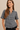 Cotton Shirt with Ruffled Sleeves- Size: S/M