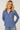Polka Dot Blue Shirt - Size: XS