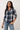 Plaid Shirt in Shades of Grey- Size: XS