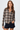 Soft Cotton Shirt in Brown and Cream Tones - Size: S
