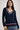 100% Wool V-neck Sweater with Contrast Trim-Size: XS