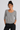 Striped Knit Top with Elasticated Hemline - Size: M