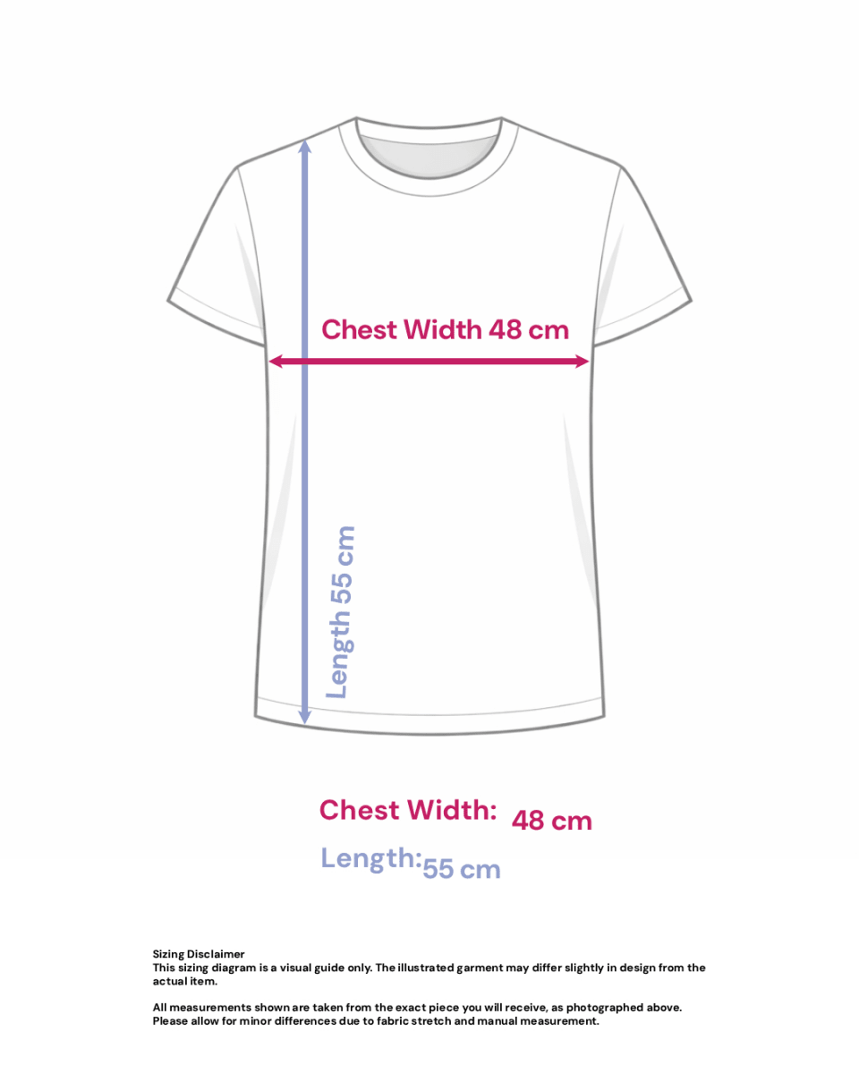 ♦︎ Logo Performance Top - Size: M — measurements