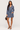Cotton Shirt Dress with Waist Tie - Size: S