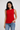 Minimalist Top in Bold Red - Size: XS