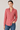 Red Gingham Shirt in Cotton- Size: M