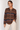 Chevron Print Blouse in Soft Viscose- Size: S/M