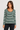 Striped Long Sleeve T-Shirt in Cotton- Size: S