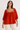 Square-Neck Blouse in Linen Viscose - Size: XXXL
