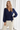 100% Viscose Waist-Tie Blouse - Size: M