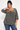 Black & White Viscose Blouse - Size: XL(Fits:XXL/ XXXL)