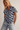 Daisy Pattern Blouse in Navy and White- Size: L