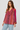 Embroidered Pink Striped Blouse - Size: S/M