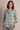 Embroidered Shirt in Green and Purple- Size: M/L