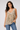 Lace Trim Blouse in Cotton Linen- Size: XL