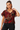 Paisley V-neck Blouse in Black Base - Size: XL