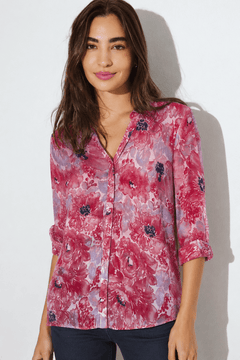 Sheer Blouse in Romantic Look- Size: L
