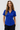 Short Sleeve Blouse in Electric Blue- Size: S
