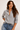 Basic Light Gray Button-Up Shirt - Size: XS