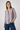 Striped Viscose Blouse in Multi-color- Size: S/M