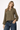 Viscose Wool Blouse in Earthy Tone- Size: M