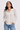 Cold Shoulder Button-Up Blouse - Size: M