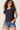 Lace Overlay Round Neck Top - Size: S