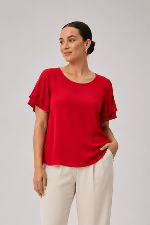 ♦︎ Short-sleeve Blouse - Size: XL