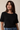 ♦︎ Textured Black Top - Size: L