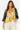 Chiffon Blouse in Vivid Yellow- Size: M/L