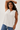 Cream Zip Front Blouse - Size: XXXL