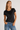 Mesh Yoke Short Sleeve Top - Size: M/L