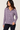 Pleated Blouse in Mauve Base- Size: XXL