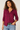 Pure Viscose Blouse in Berry Pink - Size: S/M