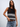 Sleeveless Knit Top with Halter Neckline- Size: L