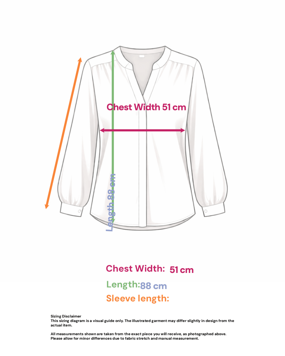 Statement Tunic/Dress with Bead Detailing- Size: M — measurements