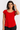 Basic Top in Bright Red- Size: S/M