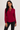 Cherry Red Tie-Neck Blouse - Size: S