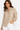 Chevron Pattern Shirt in Tan - Size: S