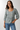 Cotton Blouse with Delicate Front Pleating- Size: M