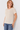 Crew Neck Top in Light Cream- Size: S/M