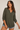 Olive Green Collared Blouse - Size: M