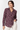 Plum-colored Viscose Shirt - Size: S/M