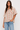 Textured Striped Shirt in Orange,Red and Cream - Size: XL