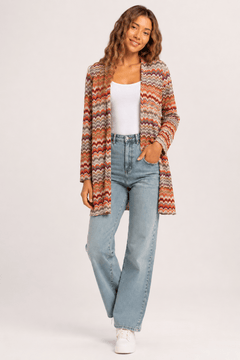 ♦︎ Zigzag Knit Cardigan - Size: S